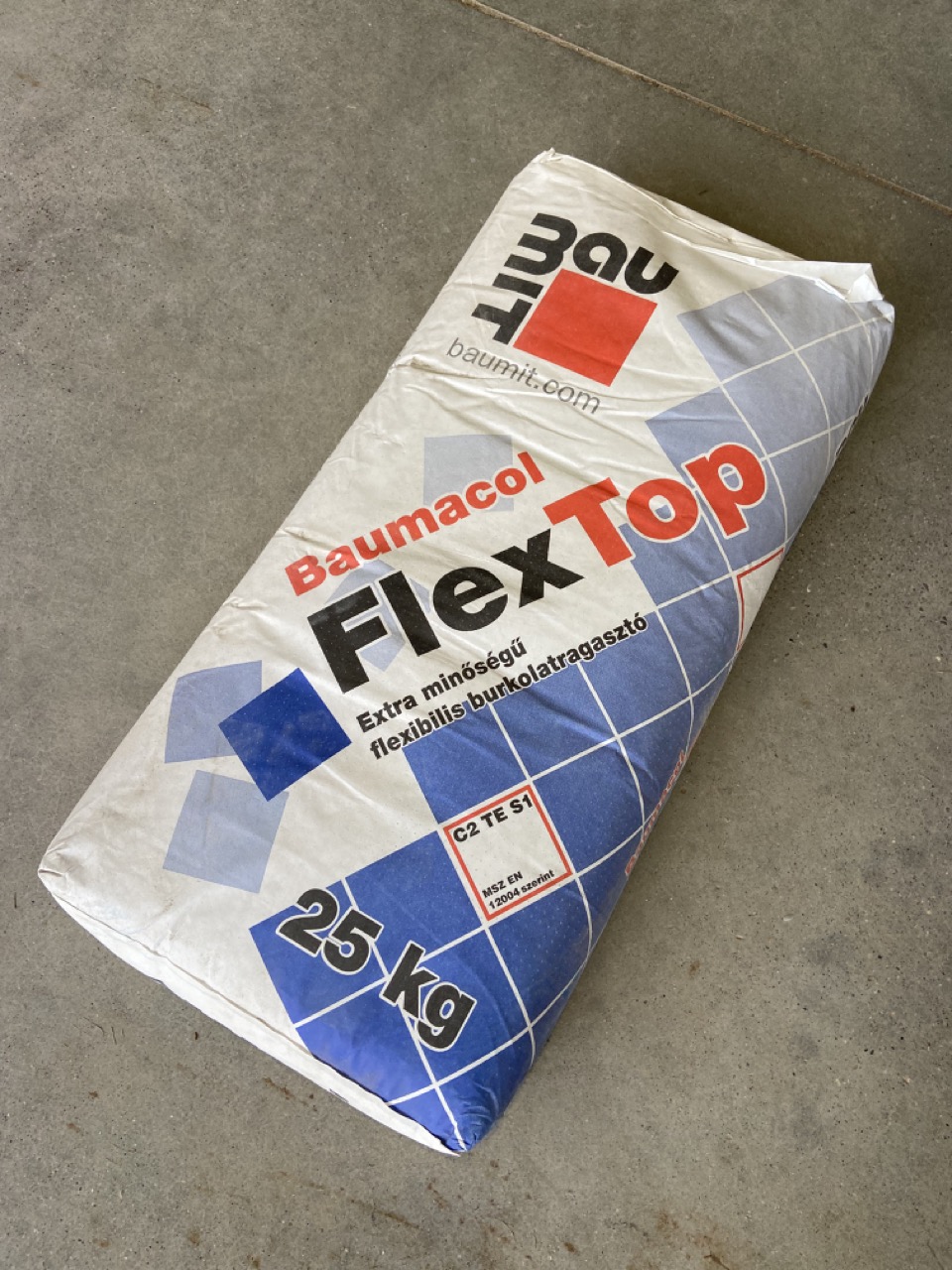 Baumit Baumacol Flex Top kültéri burkolat ragasztó