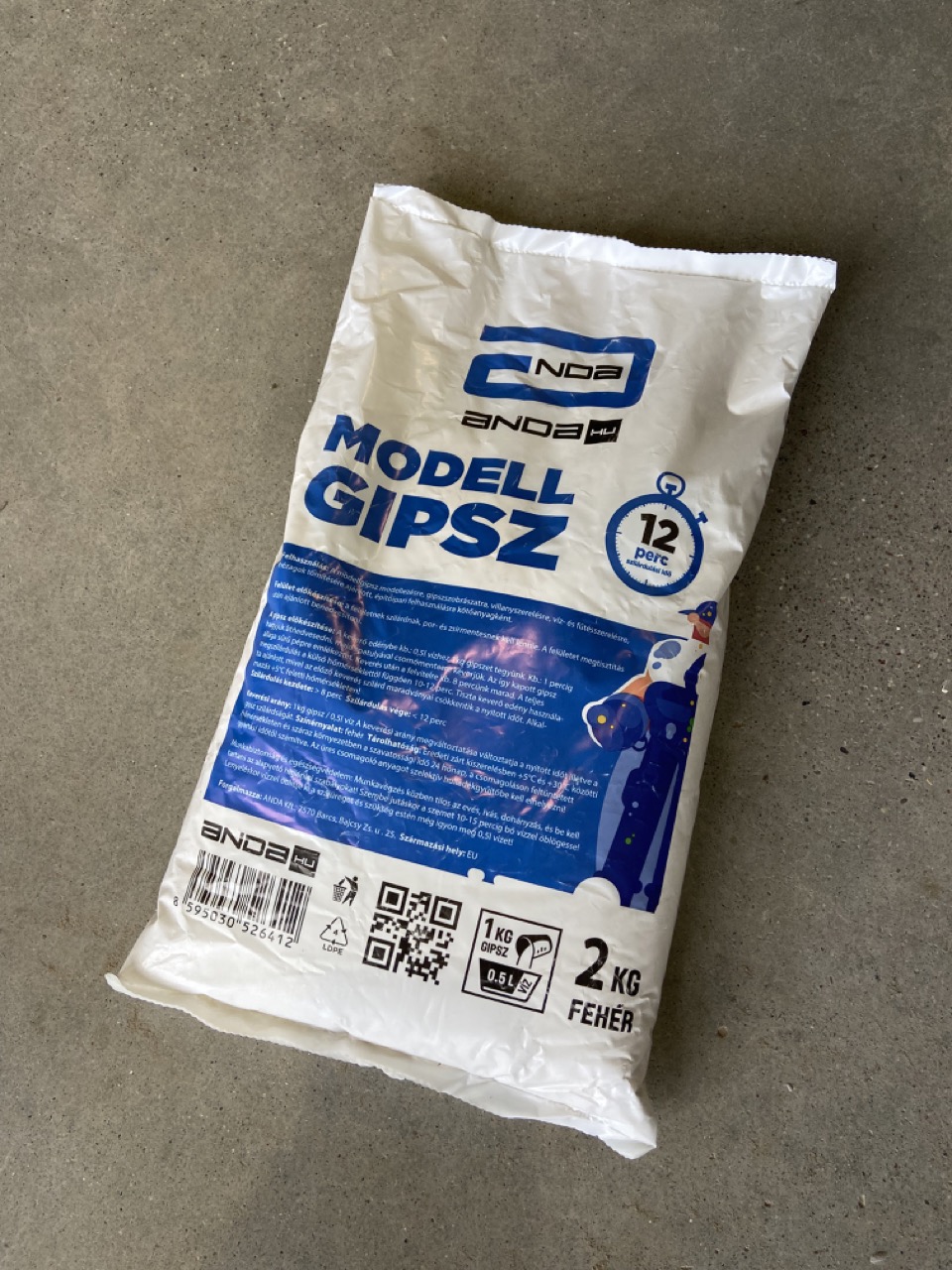 Anda német modellgipsz